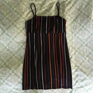 Multicolored Stripped Dress